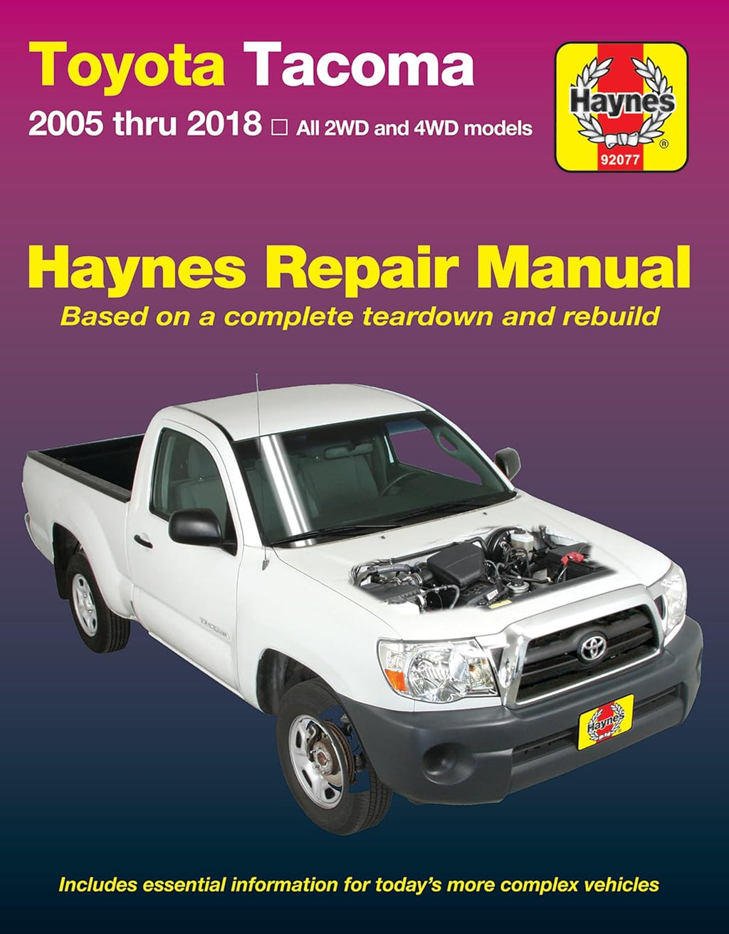 Toyota Tacoma 2005 thru 2018 Haynes Repair Manual (Haynes Automotive) by Haynes Publishing