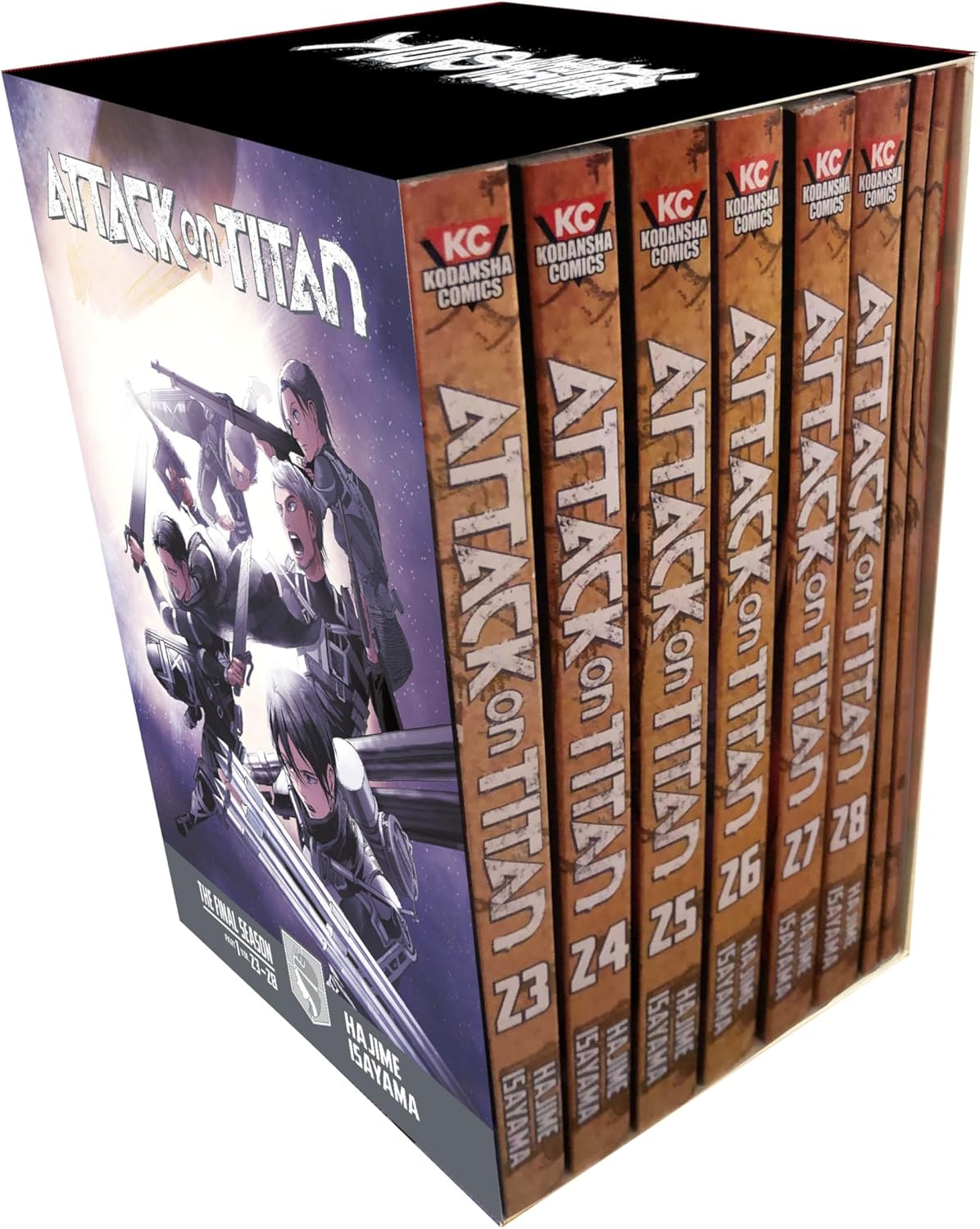 Attack on Titan The Final Season Part 1 Manga Box Set (Attack on Titan Manga Box Sets) by Hajime Isayama