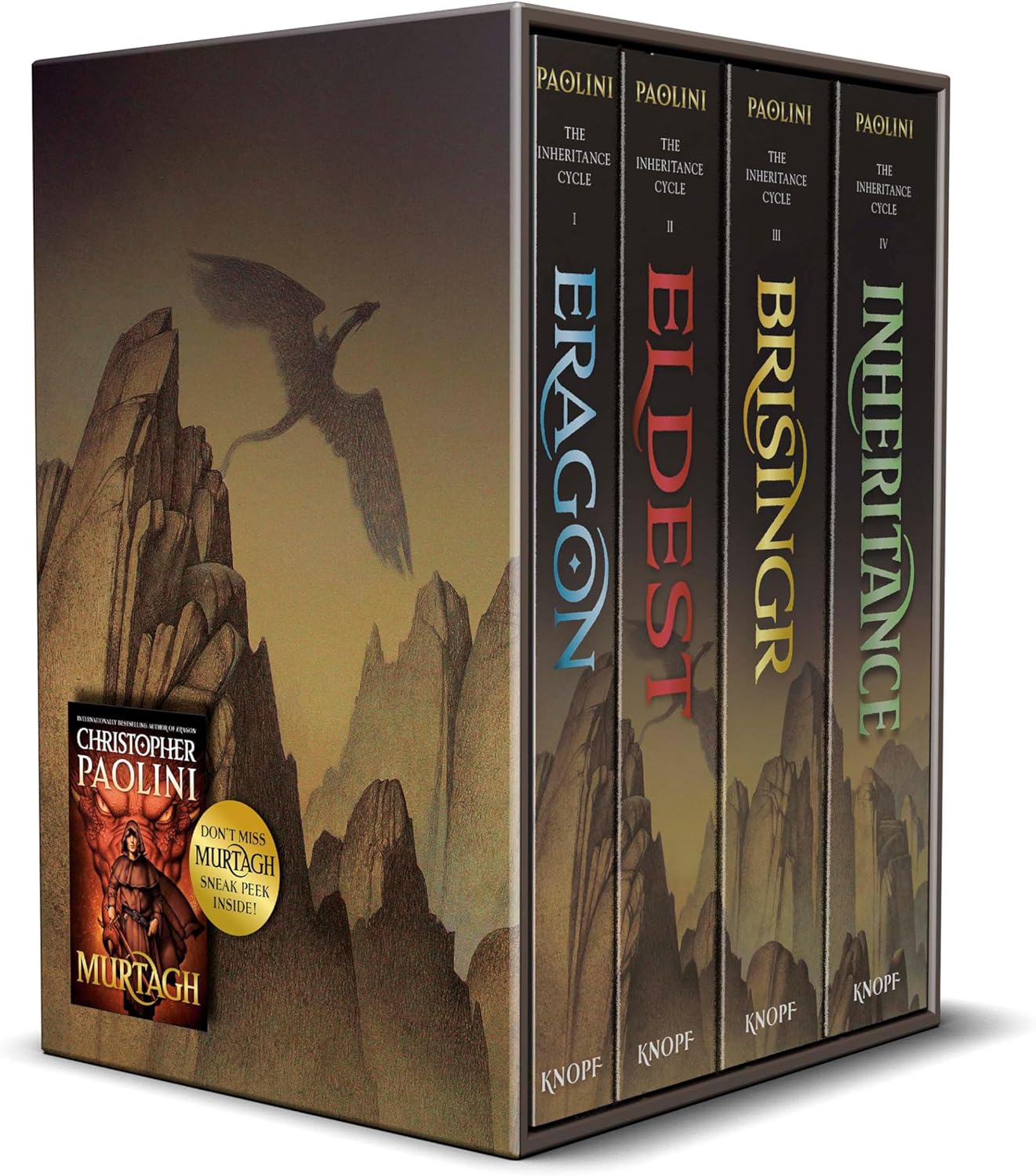 The Inheritance Cycle 4-Book Trade Paperback Boxed Set: Eragon; Eldest; Brisingr; Inheritance by Christopher Paolini