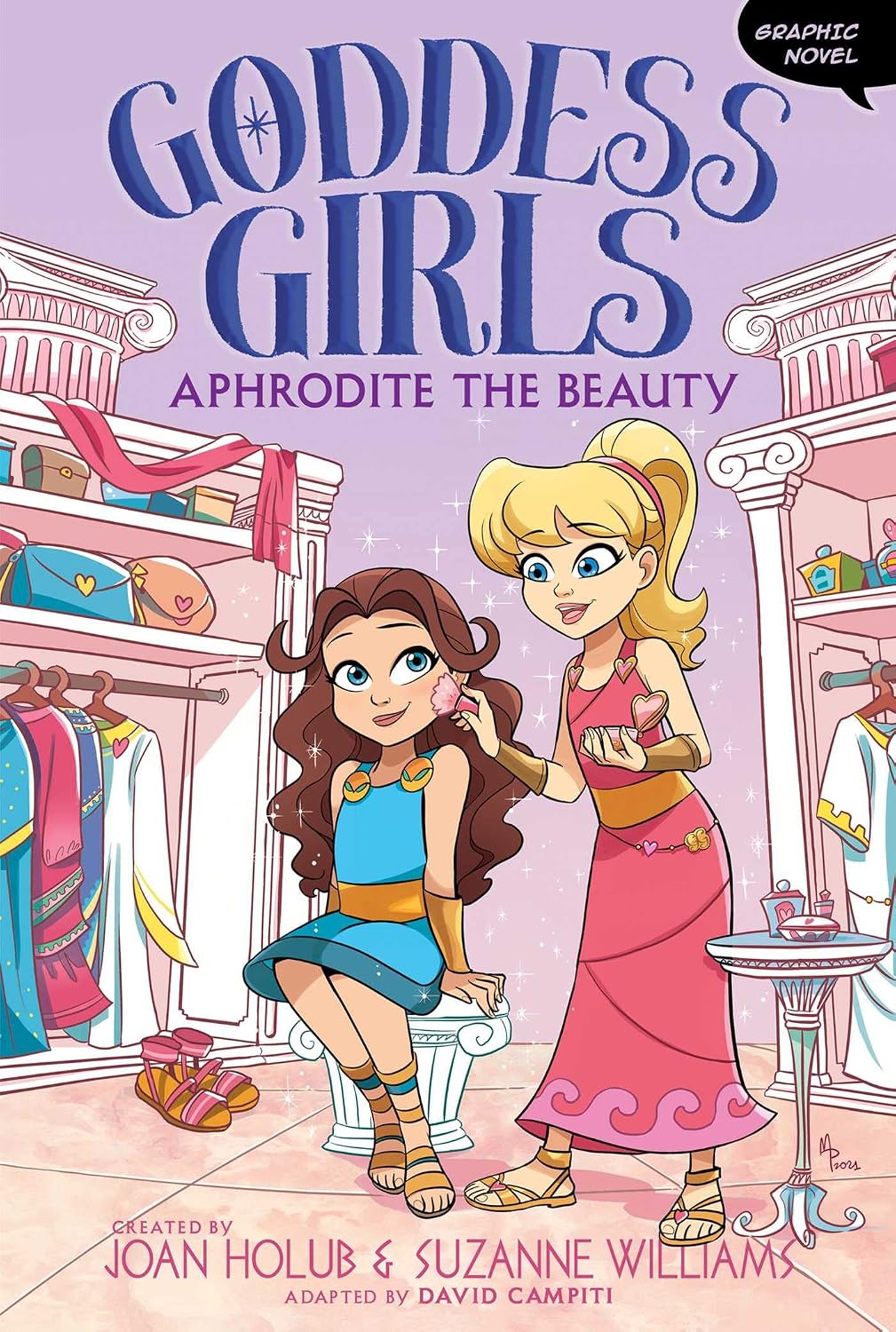 Aphrodite the Beauty Graphic Novel (Goddess Girls Graphic Novel) by David Campiti