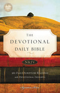 The Devotional Daily Bible: 365 Daily Scripture Readings with Devotional Insights: New King James Version by Thomas Nelson Publishers