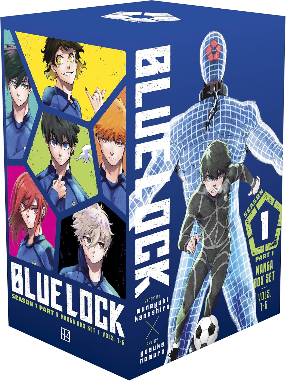 Blue Lock Season 1 Part 1 Manga Box Set (Blue Lock Manga Box Set) by Muneyuki Kaneshiro