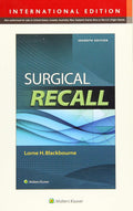 Surgical Recall by Lorne H. Blackborne