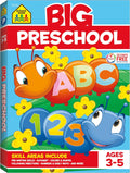 School Zone Big Preschool Workbook: 320 Pages, Toddler, Pre-K, ABCs, Alphabet, Basic Phonics, Writing Skills, Early Math & Numbers, Colors & Shapes, Matching, Follow Directions, Ages 3-5 by School Zone