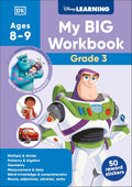 Disney Learning Big Workbook Grade 3: Math & English Workbook for Kids Aged 8-9, Curriculum-Based by DK
