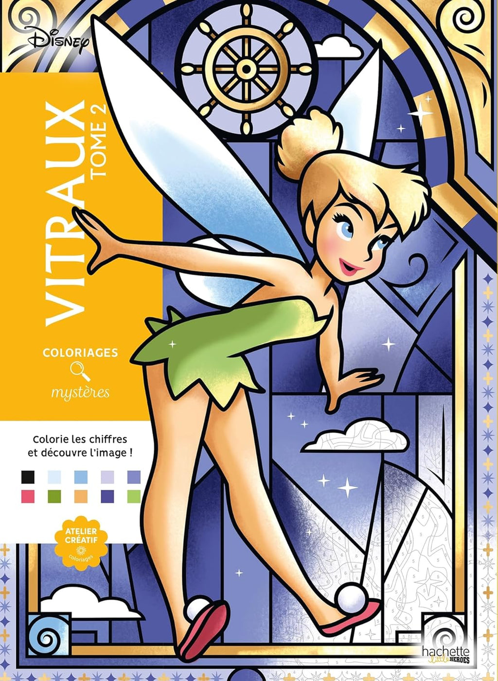 Coloriages mystères Disney - Vitraux Tome 2 by William Bal