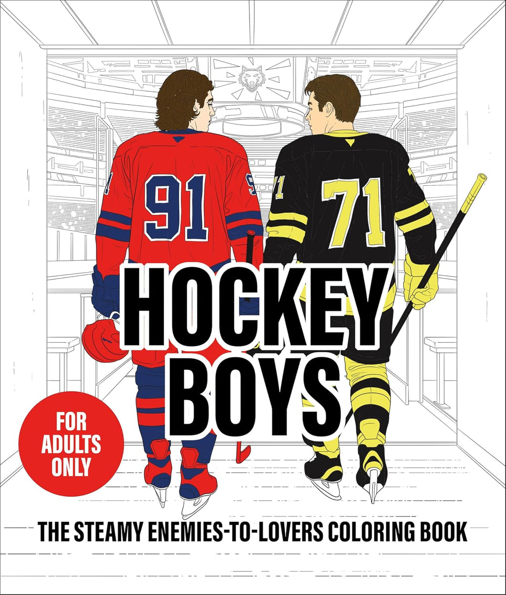 Hockey Boys: The Steamy Enemies-to-Lovers Coloring Book by Rombutan