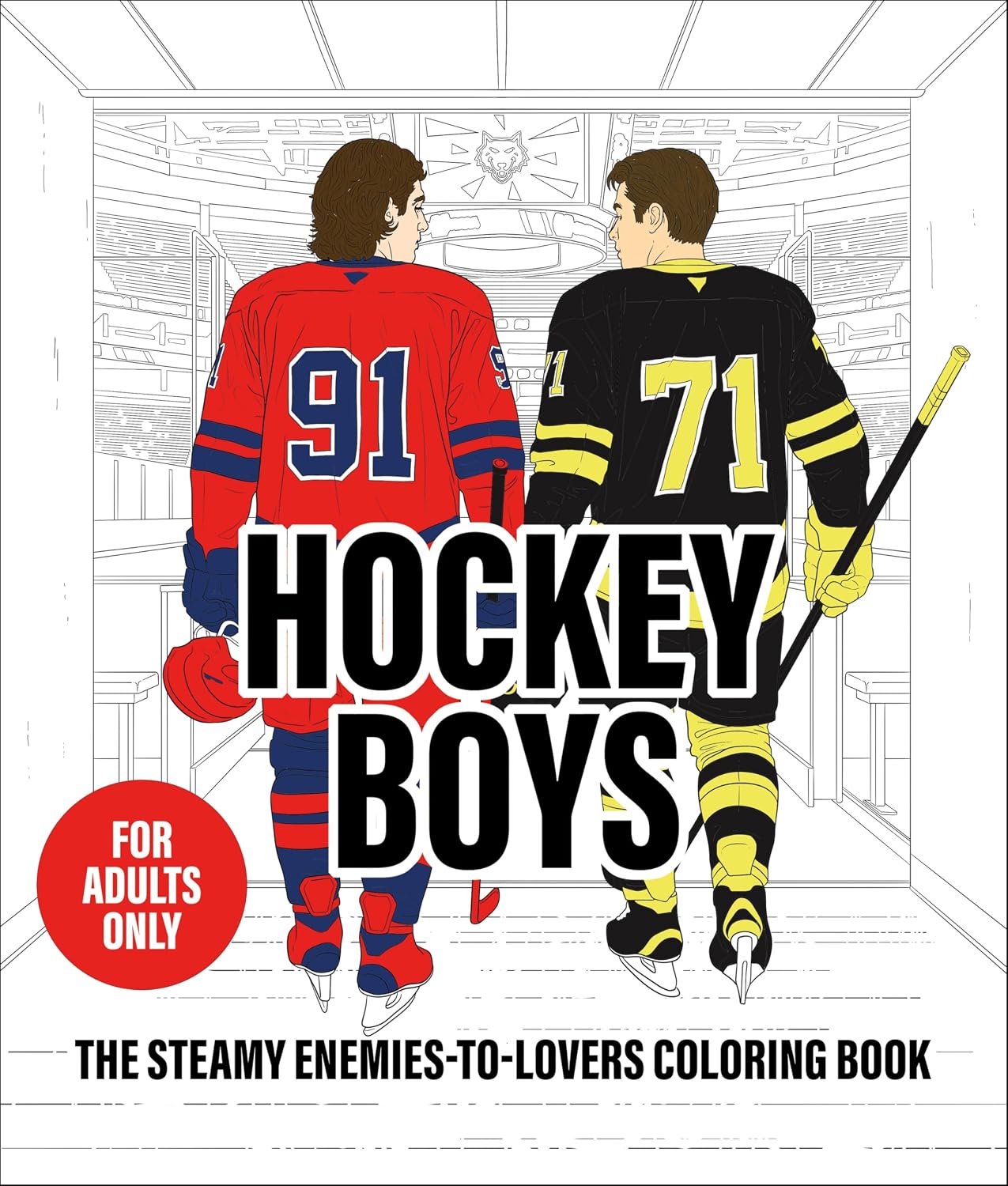 Hockey Boys: The Steamy Enemies-to-Lovers Coloring Book by Rombutan