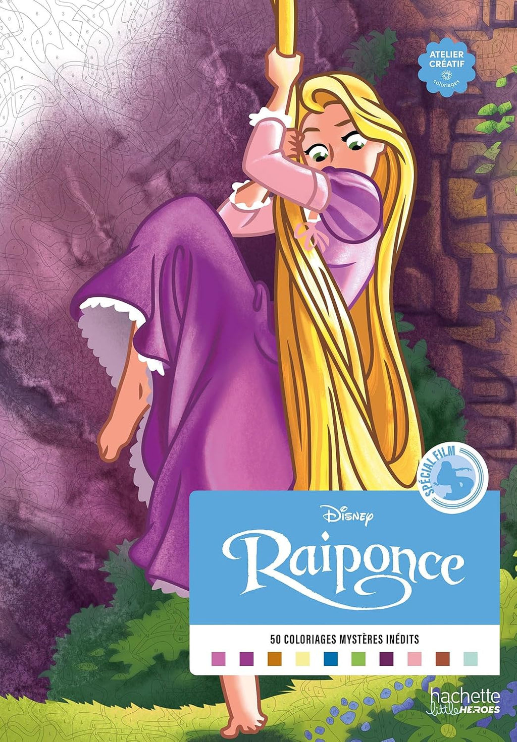 Coloriages mystères spécial film - Raiponce: Colorie les chiffres et découvre l'image by William Bal