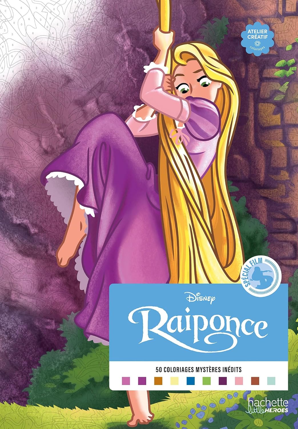 Coloriages mystères spécial film - Raiponce: Colorie les chiffres et découvre l'image by William Bal