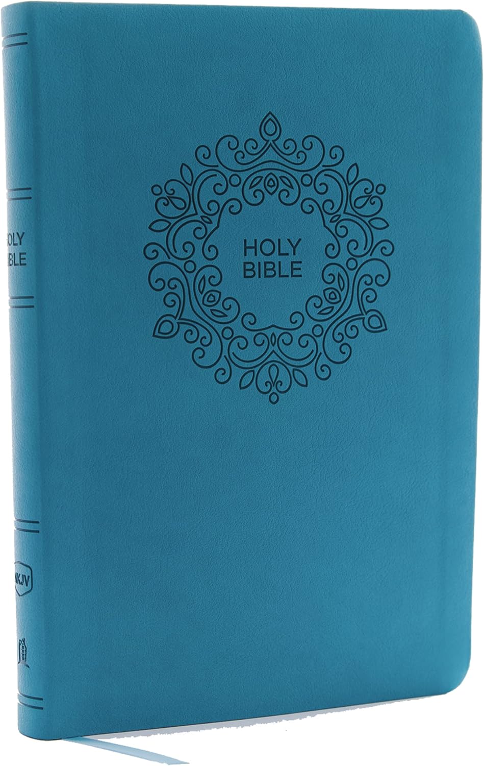 NKJV, Value Thinline Bible, Large Print, Turquoise Leathersoft, Red Letter, Comfort Print: Holy Bible, New King James Version by Thomas Nelson