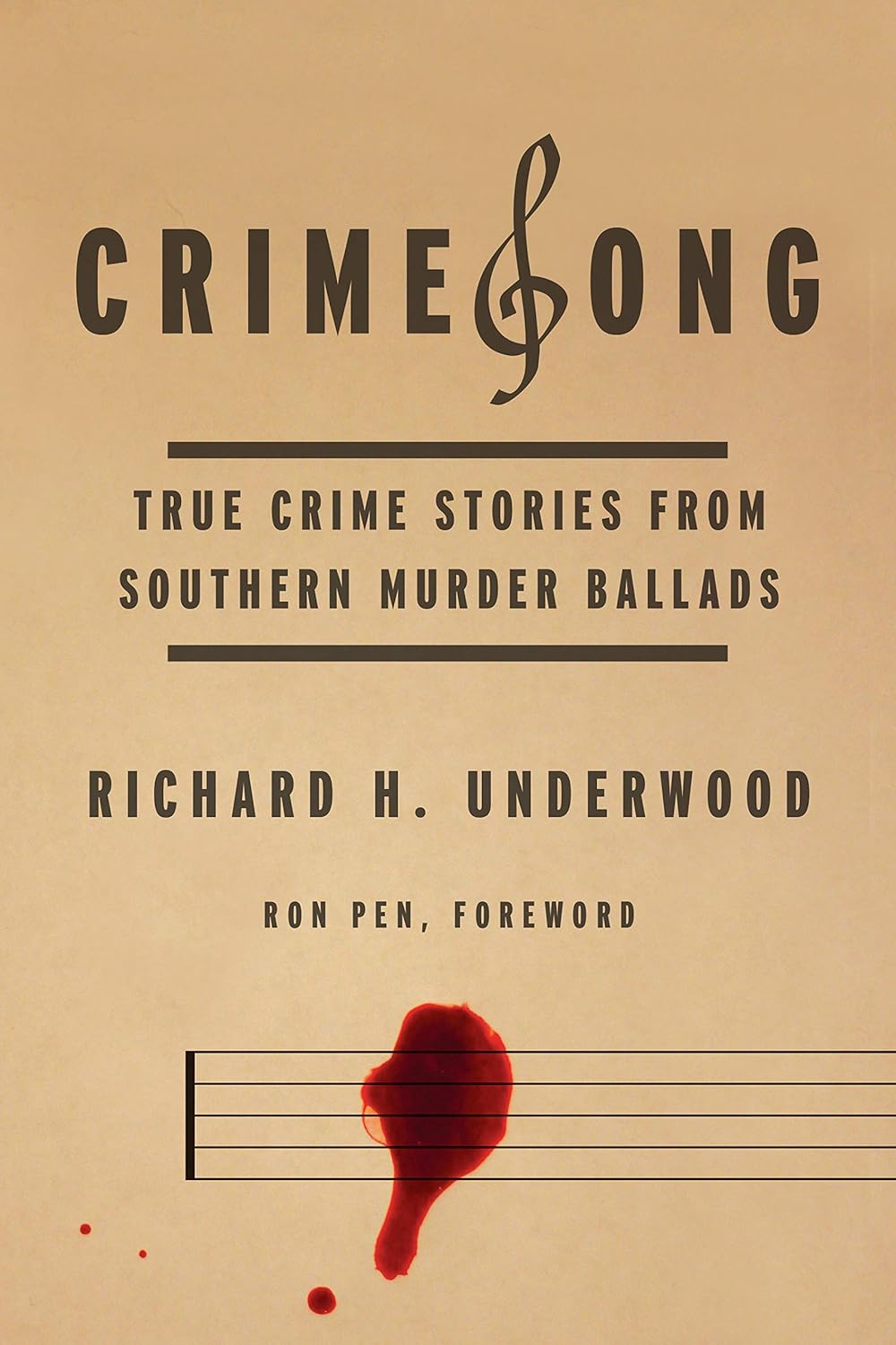 CrimeSong: True Crime Stories from Southern Murder Ballads by Richard H. Underwood