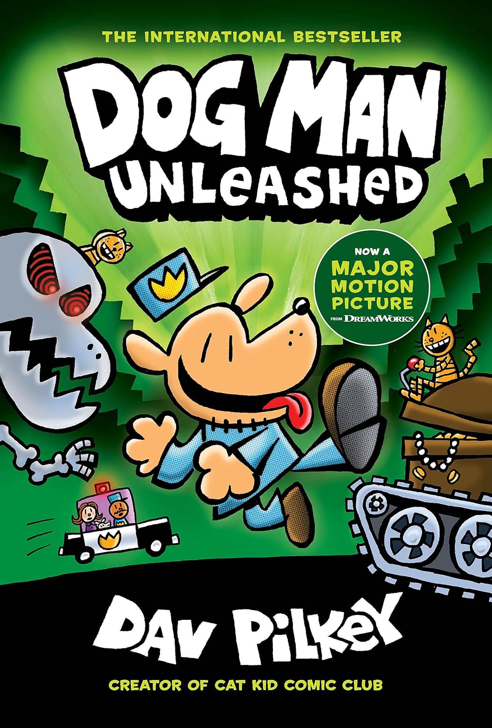 Dog Man Unleashed: A Graphic Novel (Dog Man #2): From the Creator of Captain Underpants (2) by Dav Pilkey