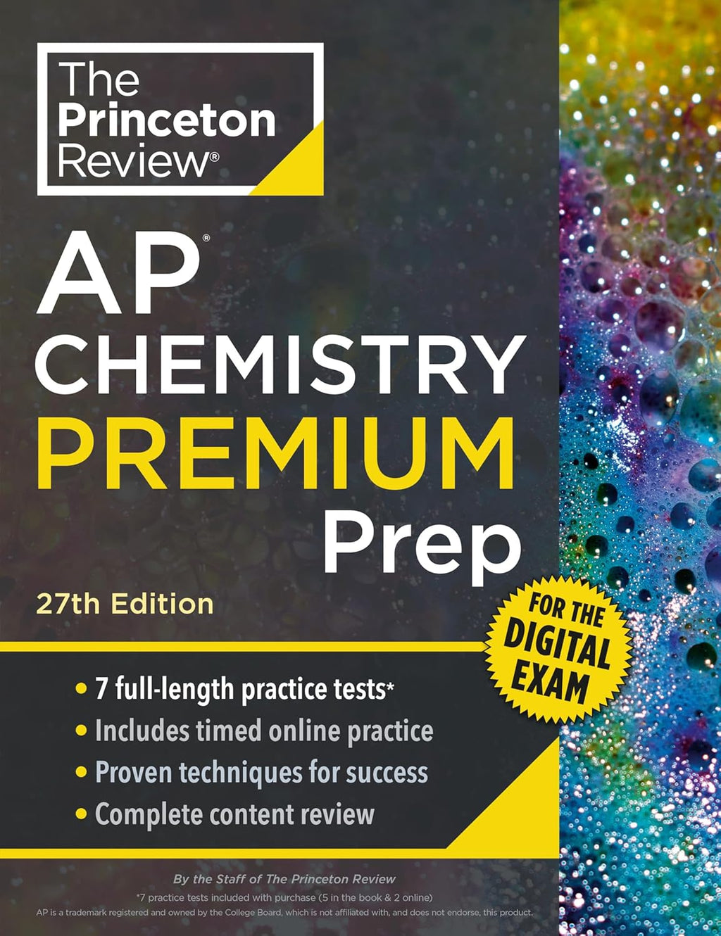 Princeton Review AP Chemistry Premium Prep, 27th Edition: 7 Practice Tests + Digital Practice Online + Content Review (College Test Preparation) by The Princeton Review