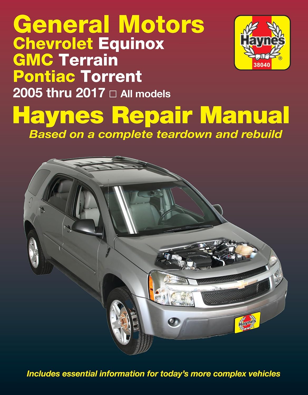 Chevrolet Equinox (05-17), GMC Terrain (10-17) & Pontiac Torrent (06-09) Haynes Repair Manual by Haynes Manuals