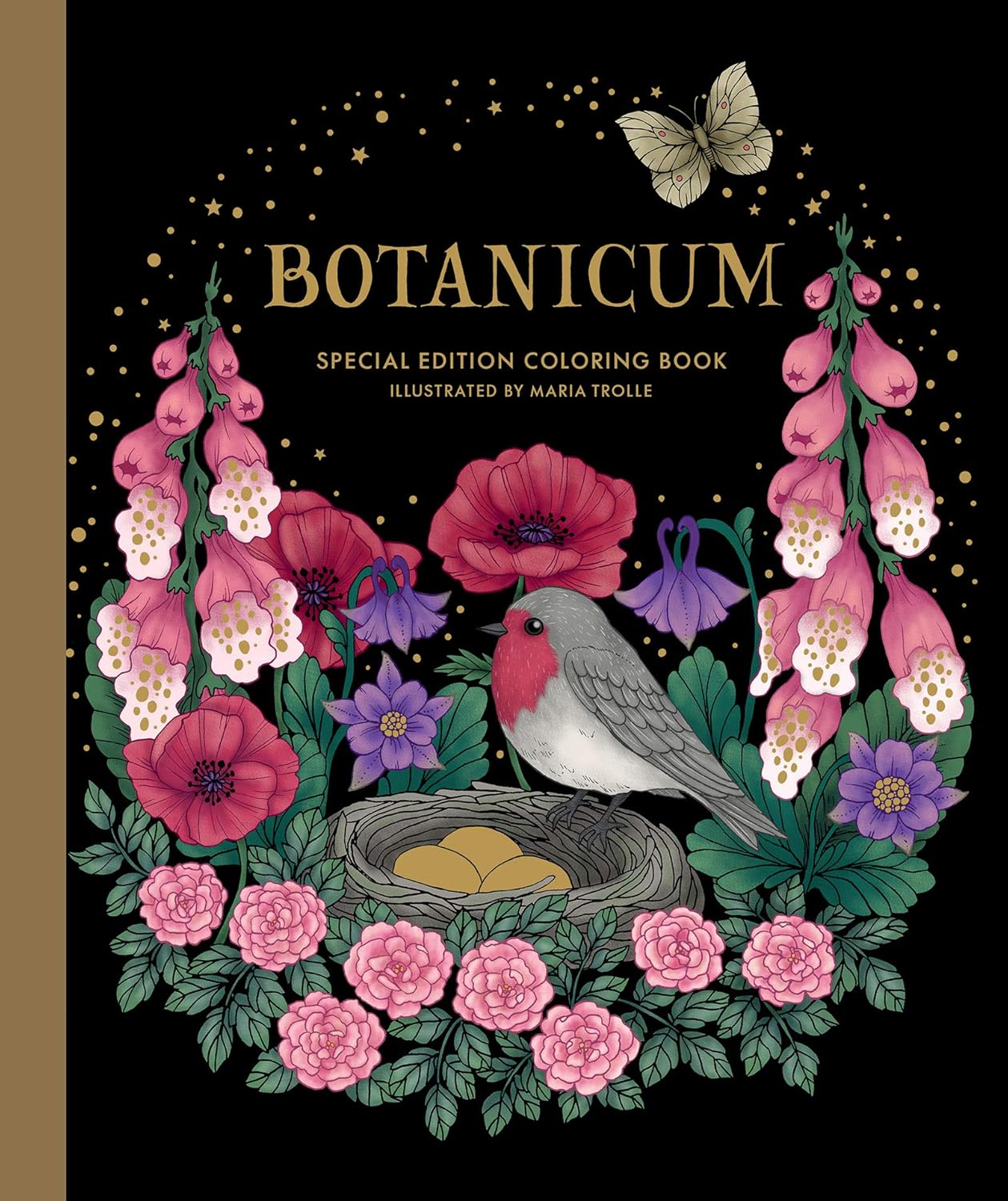 Botanicum Coloring Book: Hardcover adult coloring book featuring thick, high-quality paper (Maria Trolle) by Maria Trolle