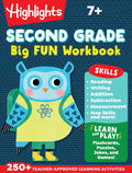 Second Grade Big Fun Workbook: Second Grade Curriculum Workbook for Kids, Practice Math, Reading, Writing, Spelling, Science and More by Highlights Learning