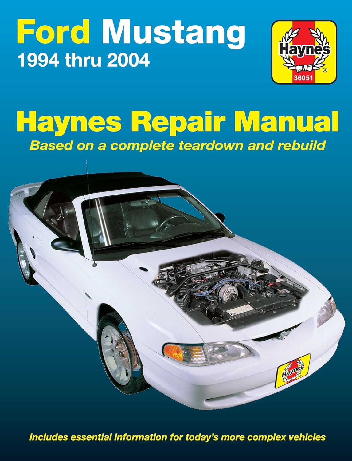 Ford Mustang 1994 thru 2004 Haynes Repair Manual by Ken Freund