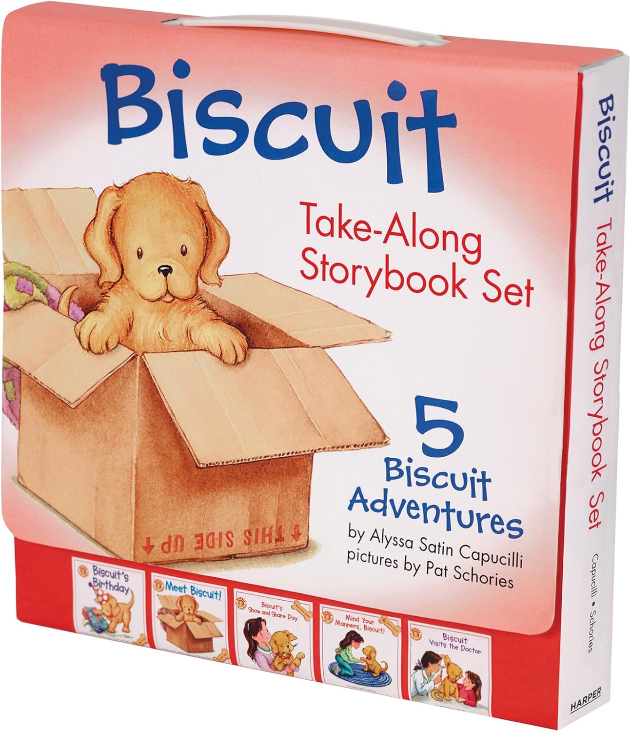 Biscuit Take-Along Storybook Set: A Box of 5 Books Plus Activity Pages for Dog Lovers by Alyssa Satin Capucilli