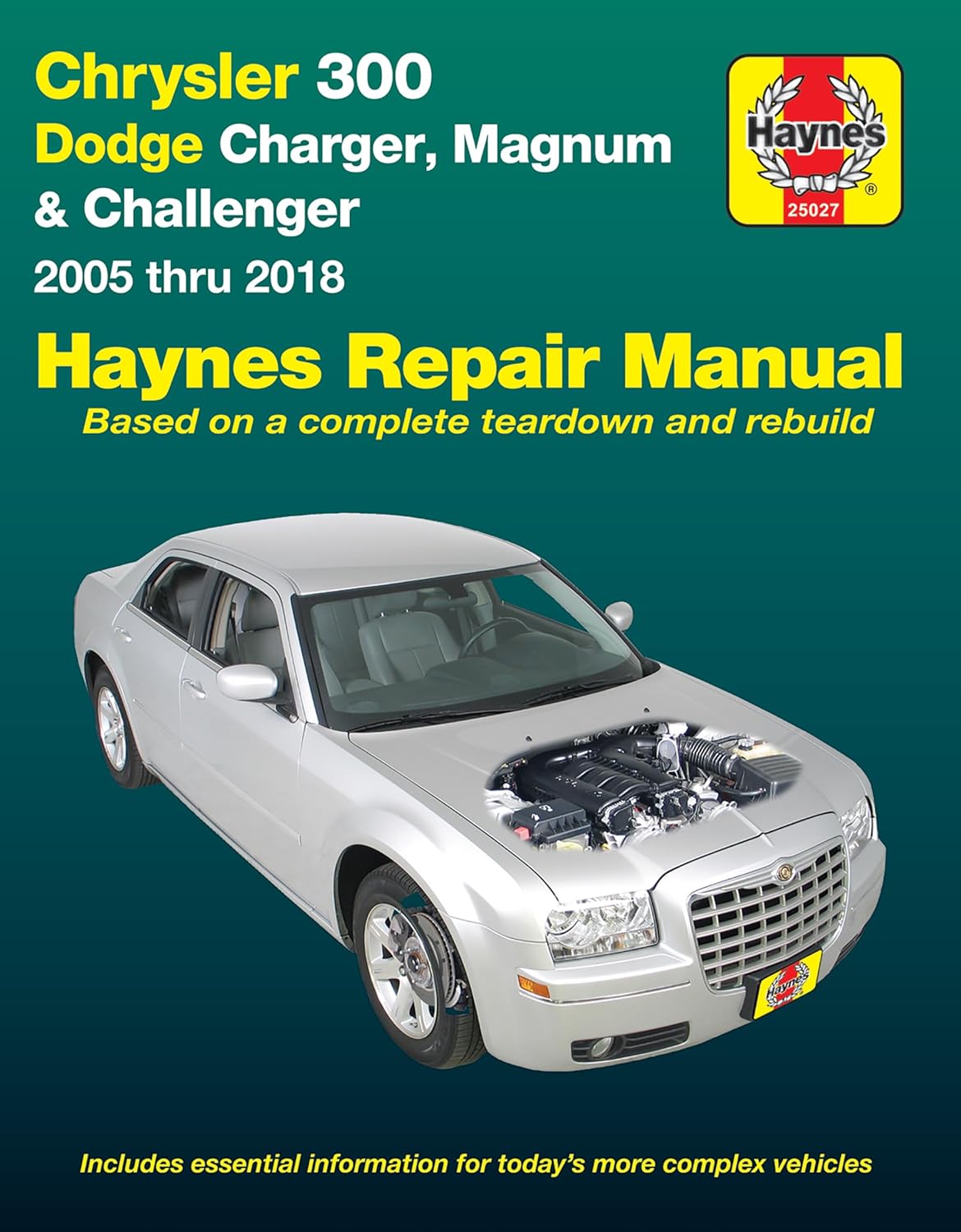 Chrysler 300 (05-18), Dodge Charger (06-18), Magnum (05-08) & Challenger (08-18) Haynes Repair Manual (Does Not Include Diesel Engine All-Wheel Drive or Hellcat/Demon Models.) by Editors of Haynes Manuals