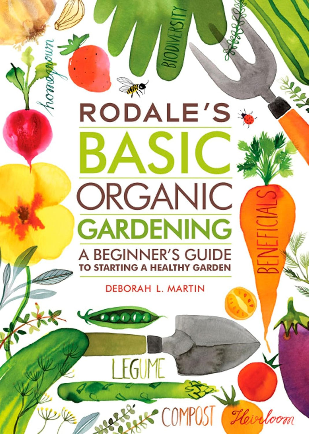 Rodale's Basic Organic Gardening: A Beginner's Guide to Starting a Healthy Garden by Deborah L. Martin