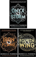 The Empyrean Series 3 Books Collection Set By Rebecca Yarros (Fourth Wing, Iron Flame & Onyx Storm) by Rebecca Yarros