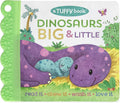 Tuffy Dinosaurs Big & Little (an Opposites Book) - Washable, Chewable, Unrippable Pages With Hole For Stroller Or Toy Ring, Teether Tough, Ages 0-3 (A Tuffy Book) by Scarlett Wing