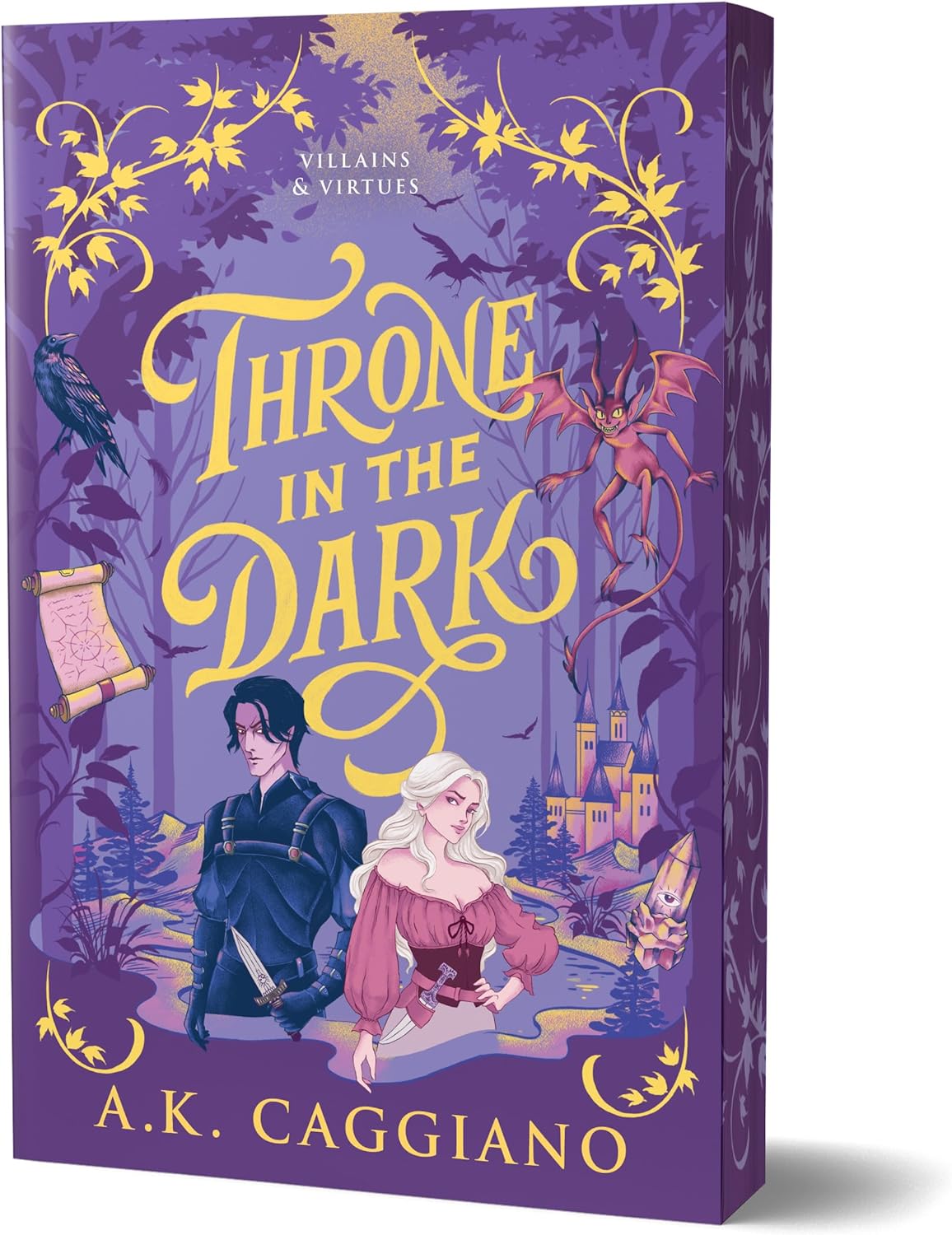 Throne in the Dark (Deluxe Edition): A Novel (Villains & Virtues, 1) by A. K. Caggiano