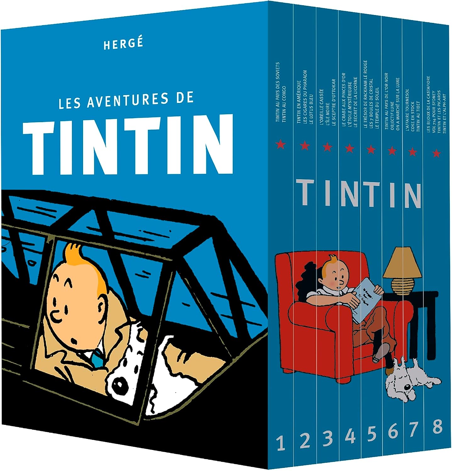 Coffret intégral Tintin (2023) (Les coffrets et intégrales des aventures de Tintin) (French Edition) by Hergé