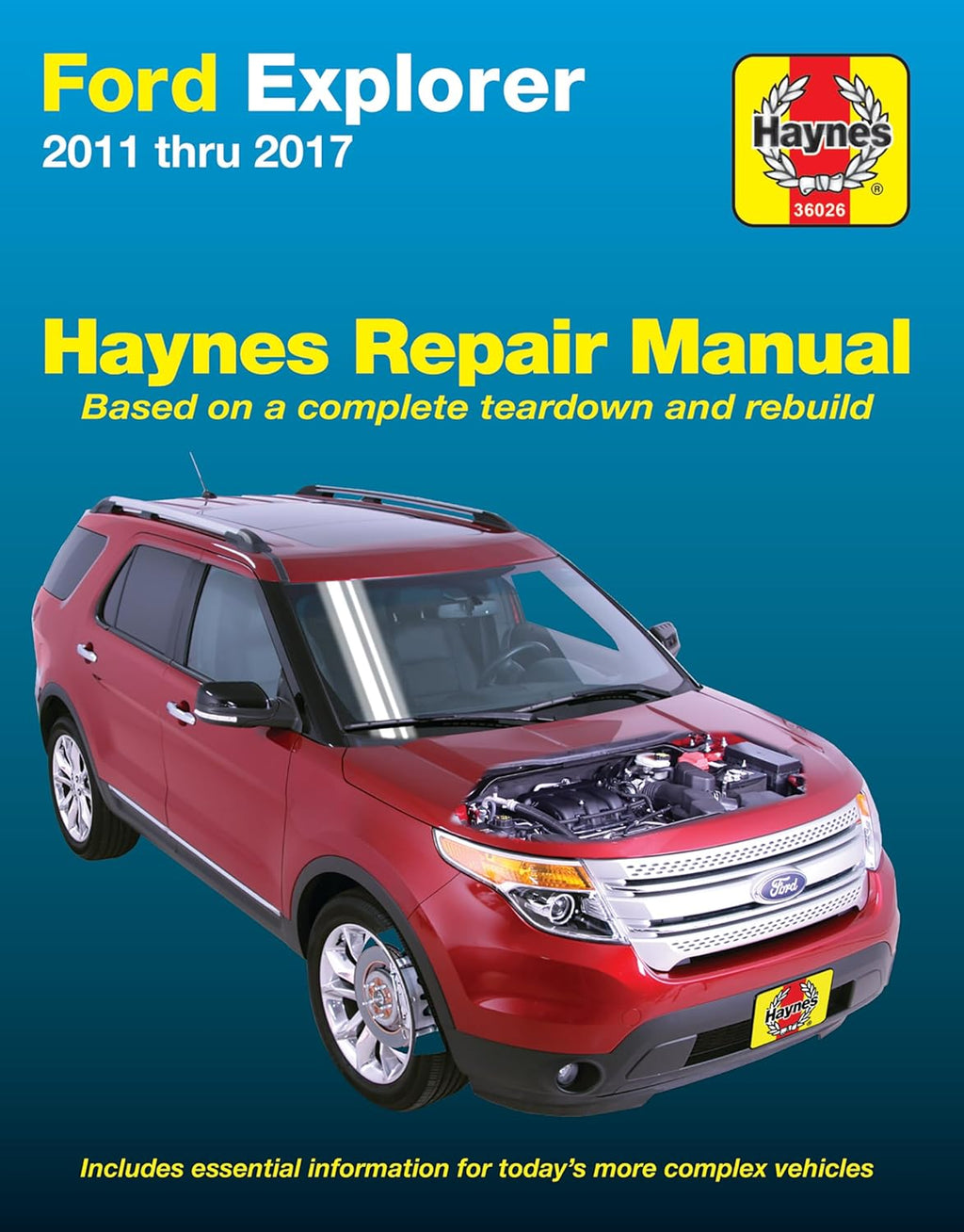 Ford Explorer (11-17) Haynes Repair Manual (Does Not Include Information Specific to Police Interceptor Models) by Haynes Manuals