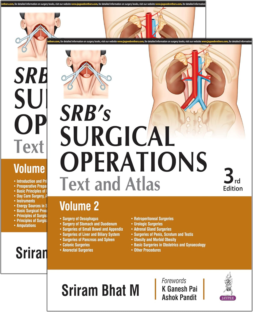 SRB's Surgical Operations: Text and Atlas : Two Volume Set by Unknown Author
