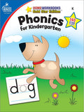 Carson Dellosa Phonics for Kindergarten Workbook, Sight Words, Beginning Consonant and Short Vowel Sounds Educational Games and Puzzles, Classroom or Homeschool Curriculum by Carson Dellosa Education
