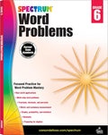 Spectrum Grade 6 Word Problems Math Workbook, Ages 11-12, 6th Grade Math Word Problems Covering Fractions, Decimals, Geometry, and Algebra 1 Prep, 6th Grade Math Word Problems Workbook for Kids by Spectrum