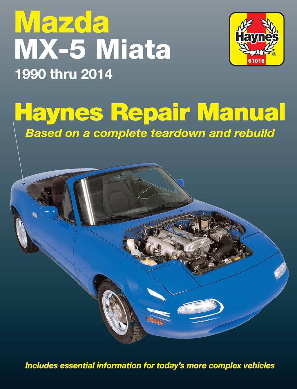 Mazda MX-5 Miata (90-14) Haynes Repair Manual (Does Not Include Information Specific to Turbocharged Models) by Editors of Haynes Manuals