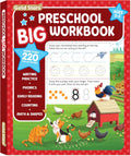 Preschool Big Workbook Ages 3 - 5: 320 Pages, Letter and Numbers Tracing, Early Math, First Writing, Phonics, Alphabet and more (Gold Stars) by Gold Stars