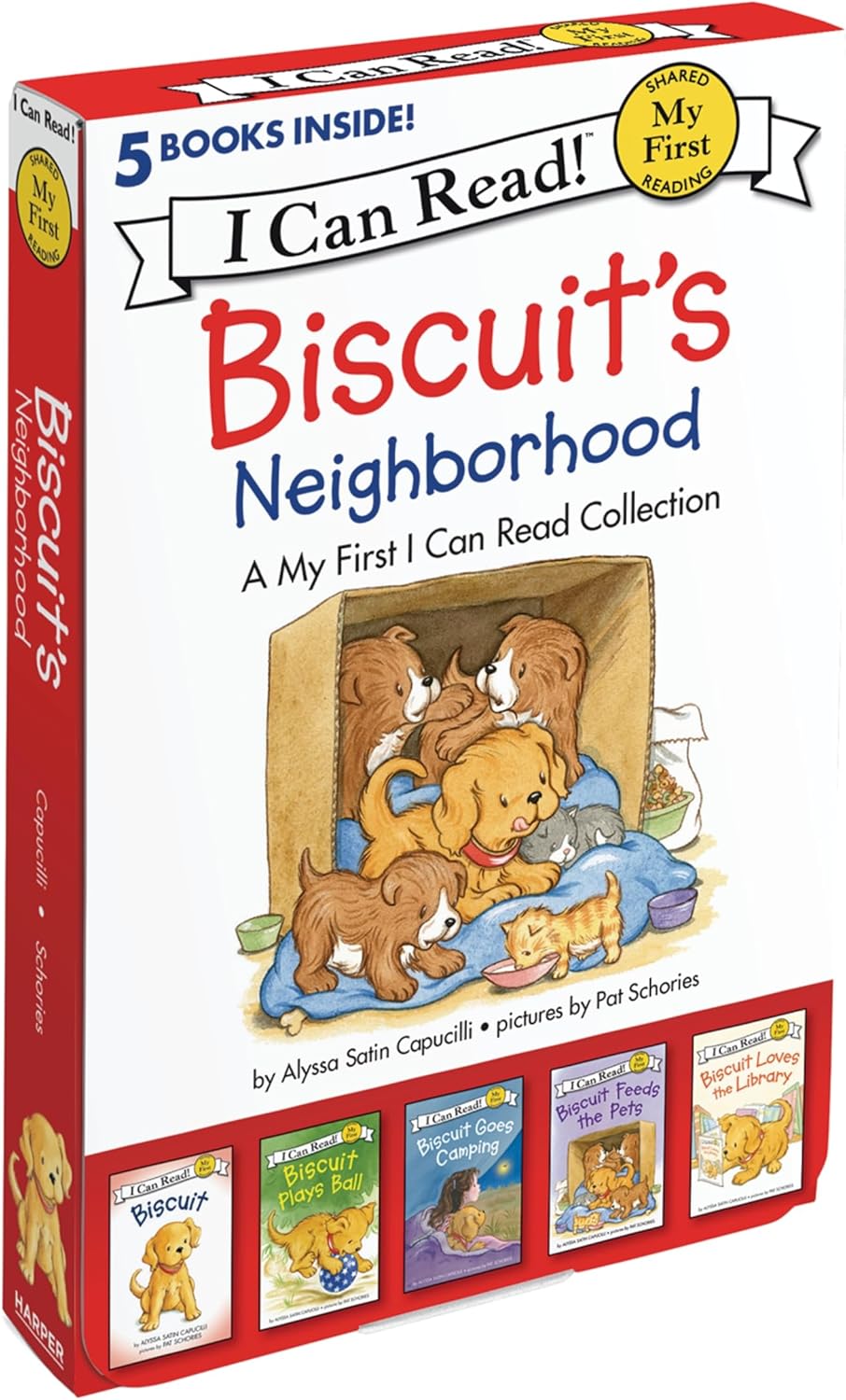 Biscuit's Neighborhood: A Box of 5 Stories for Beginning Readers and Dog Lovers (My First I Can Read) by Alyssa Satin Capucilli