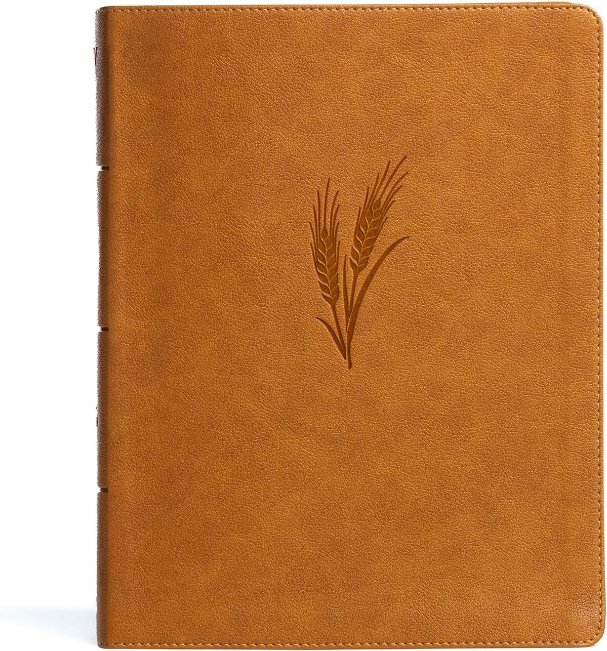 KJV Notetaking Bible, Large Print Edition, Camel LeatherTouch, KJV Holy Bible, Red Letter, Wide Margins, Journaling Space, Single-Column, Reading Plan, Easy-to-Read Bible MCM Type by Holman Bible Publishers