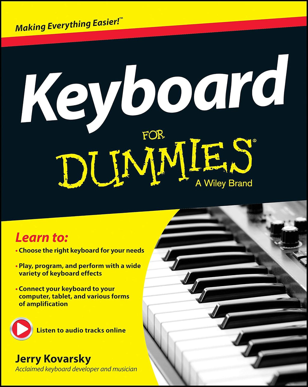 Keyboard For Dummies by Jerry Kovarsky