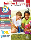 Summer Bridge Activities 6th to 7th Grade Workbooks All Subjects, Middle School Books With Math, Language Arts, Reading Comprehension, Science, Social Studies, Fitness, Flash Cards, and More by Summer Bridge Activities