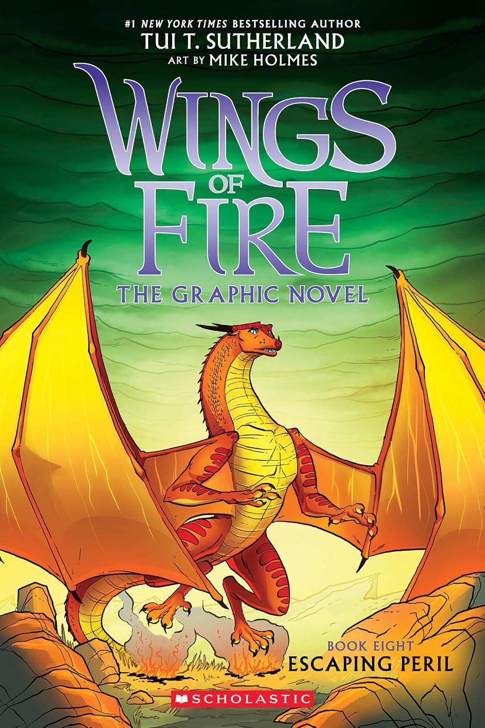 Escaping Peril: A Graphic Novel (Wings of Fire Graphic Novel #8) (8) by Tui T. Sutherland