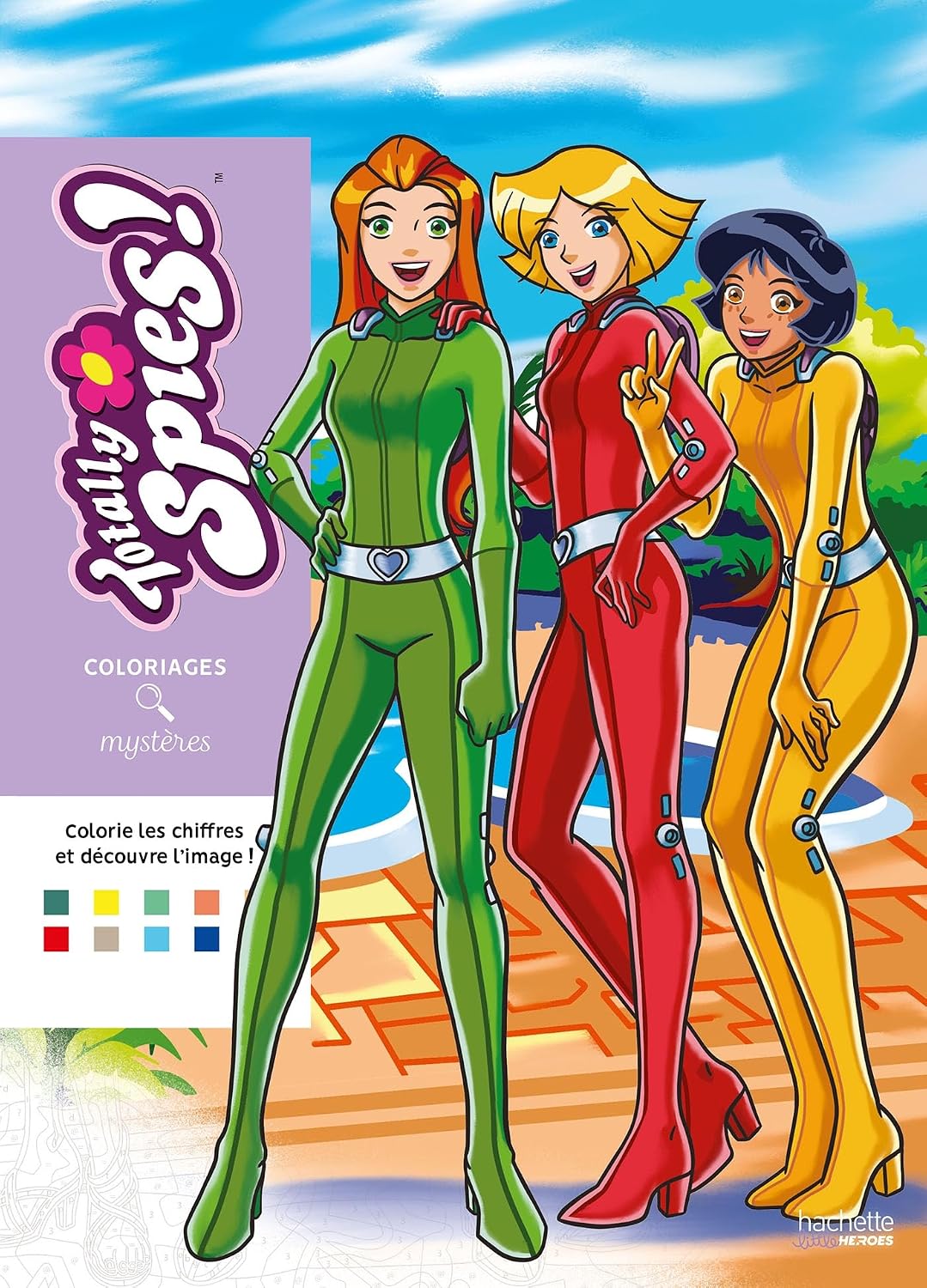 Coloriages mystères - Totally Spies: Coloriez les chiffres et découvrez l'image by Alicia Dombrofsky
