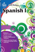Carson Dellosa Skill Builders K-5 Spanish Workbook, Alphabet, Vocabulary, Sight Words, Numbers, and More, Kindergarten to 5th Grade Classroom or Homeschool Curriculum by Carson Dellosa Education