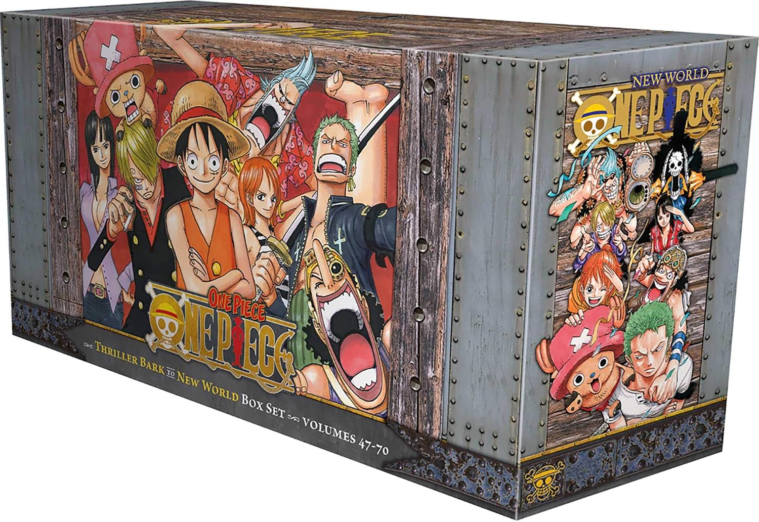 One Piece Box Set 3: Thriller Bark to New World: Volumes 47-70 with Premium by Eiichiro Oda