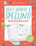 Sight Words and Spelling Workbook for Kids Ages 6-8: Learn to Write and Spell Essential Words | Kindergarten Workbook, 1st Grade Workbook and 2nd Grade Workbook | Reading & Phonics Activities + Worksheets by Modern Kid Press