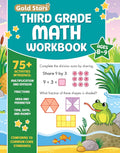 Third Grade Math Workbook Ages 8 to 9: 75+ Activities Multiplication & Division, Fractions, Area & Perimeter, Data, Math Facts, Word Problems, ... (Common Core) (English and Korean Edition) by Gold Stars