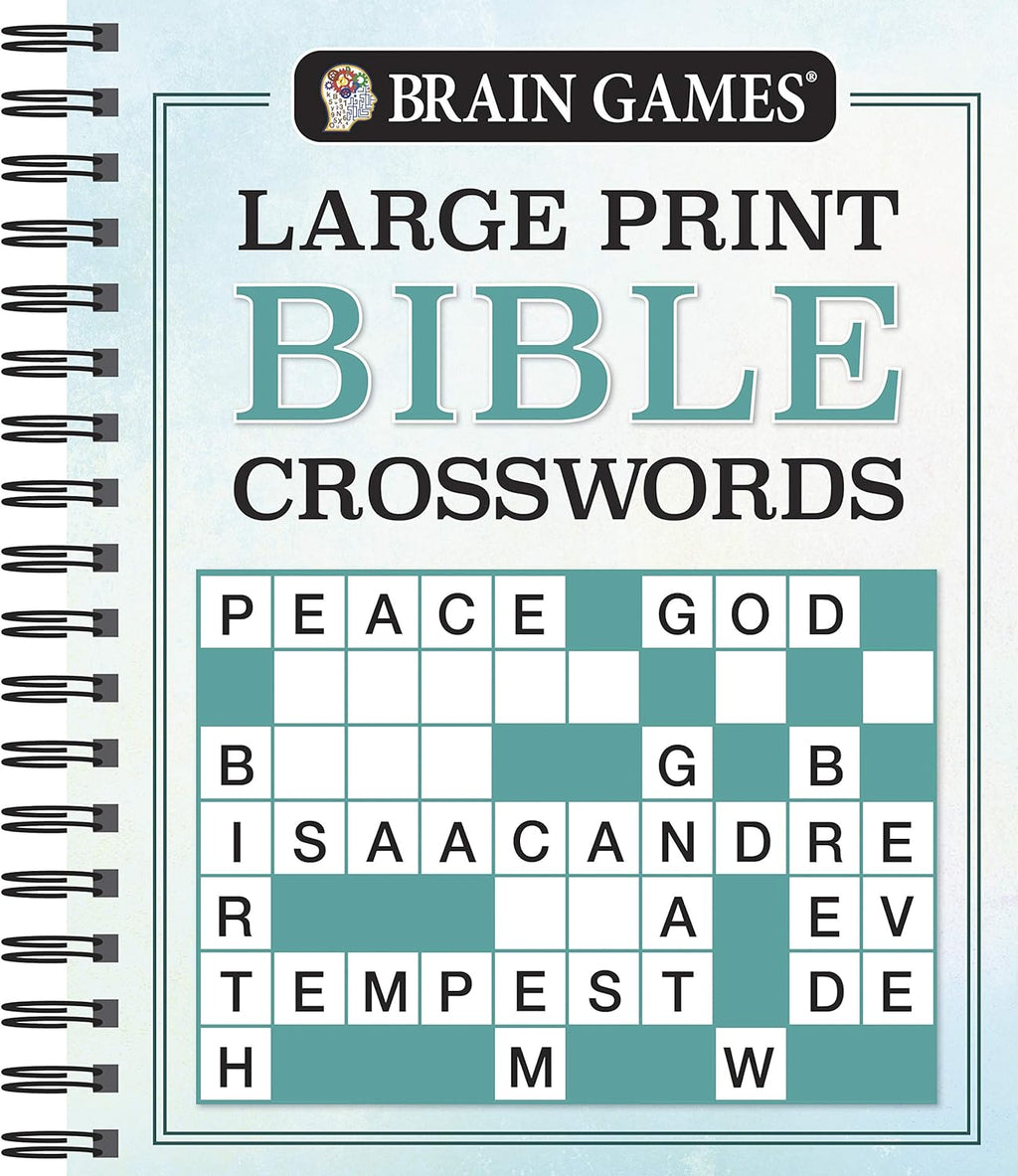 Brain Games - Large Print Bible Crosswords (Brain Games - Bible) by Publications International Ltd.