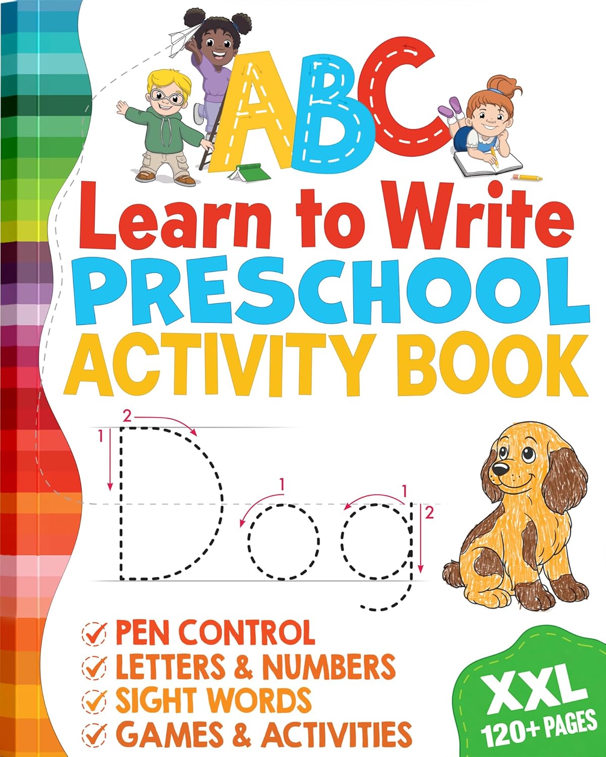 A-B-C Learn to Trace & Write Letters: Preschool Practice Workbook for Kids Ages 3-5 (Preschool Learning Activities) by Edu Play Club
