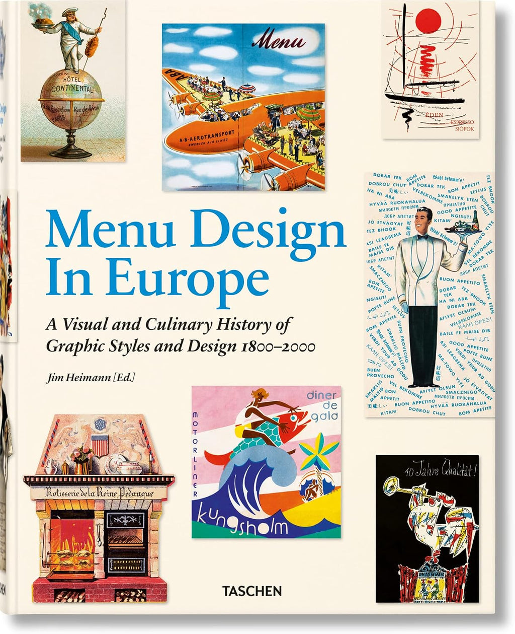 Menu Design in Europe (Jumbo) (Multilingual Edition) by Jim Heimann