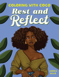 Coloring with Coco: Rest and Reflect: Relaxing Bold and Easy Coloring Book for Adults and Teens by Andrea Ballo