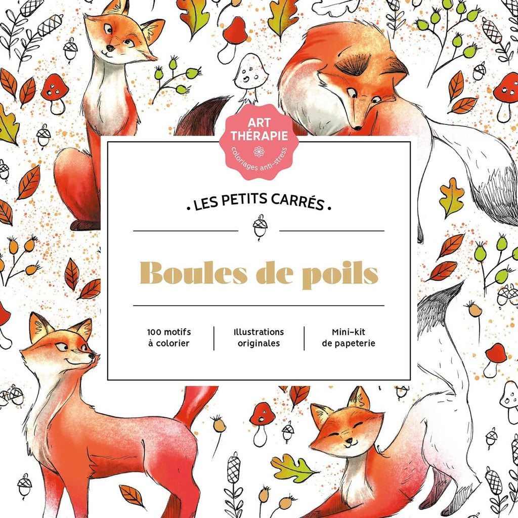 Les petits carrés d'Art-thérapie Boules de poils by Diane Dufour